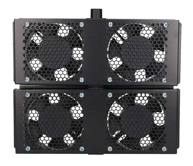 ExtraLink  Wentylator do szaf 19" 230V 350x320x50mm (czarna) - 1323265 - zdjęcie 2